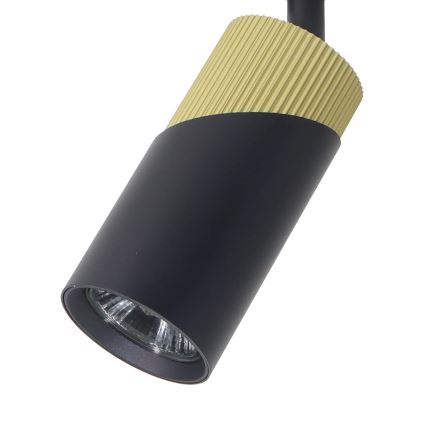 Spotlight NEO För skensystem 1xGU10/8W/230V svart/guld