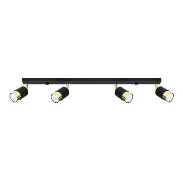 Spotlight  NERO 4xGU10/40W/230V svart /gyllene