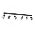Spotlight NEST 6xGU10/8W/230V svart/skinande krom