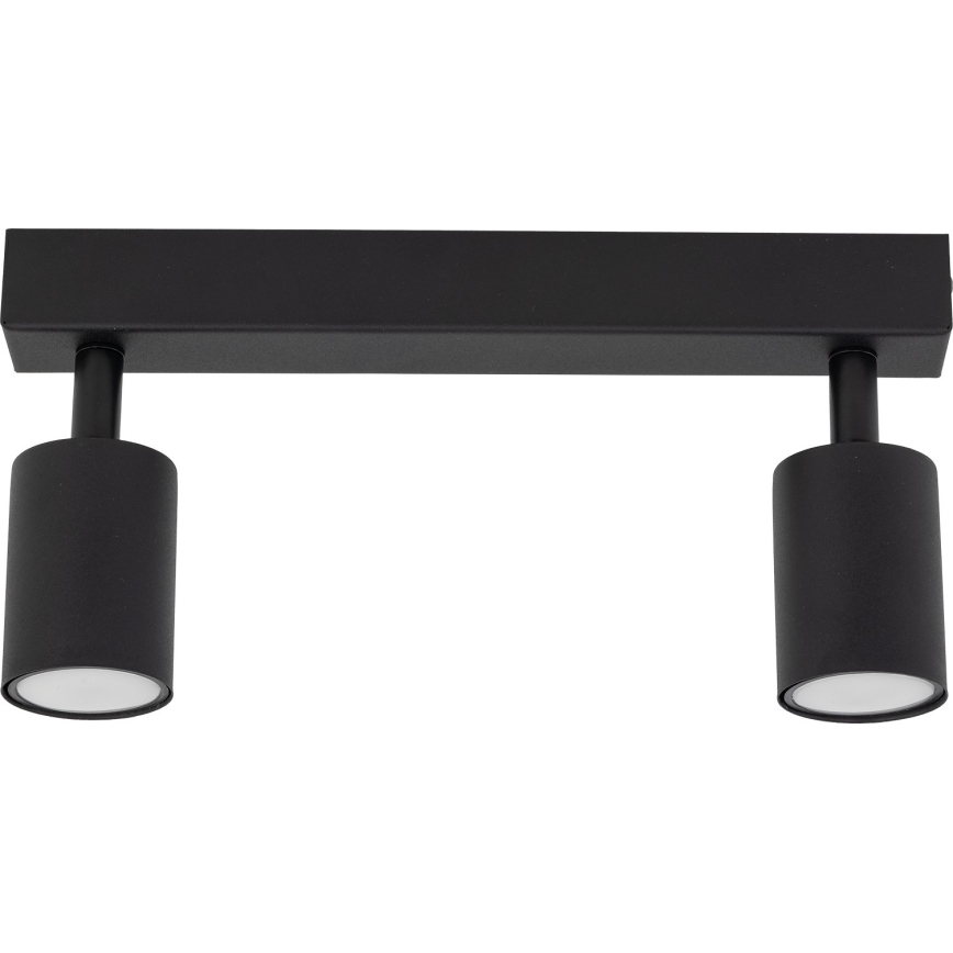 Spotlight NEX 2xGU10/10W/230V svart