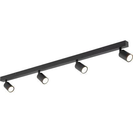 Spotlight NEX 4xGU10/10W/230V svart