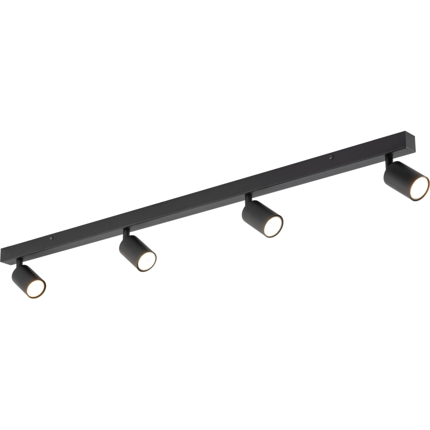 Spotlight NEX 4xGU10/10W/230V svart