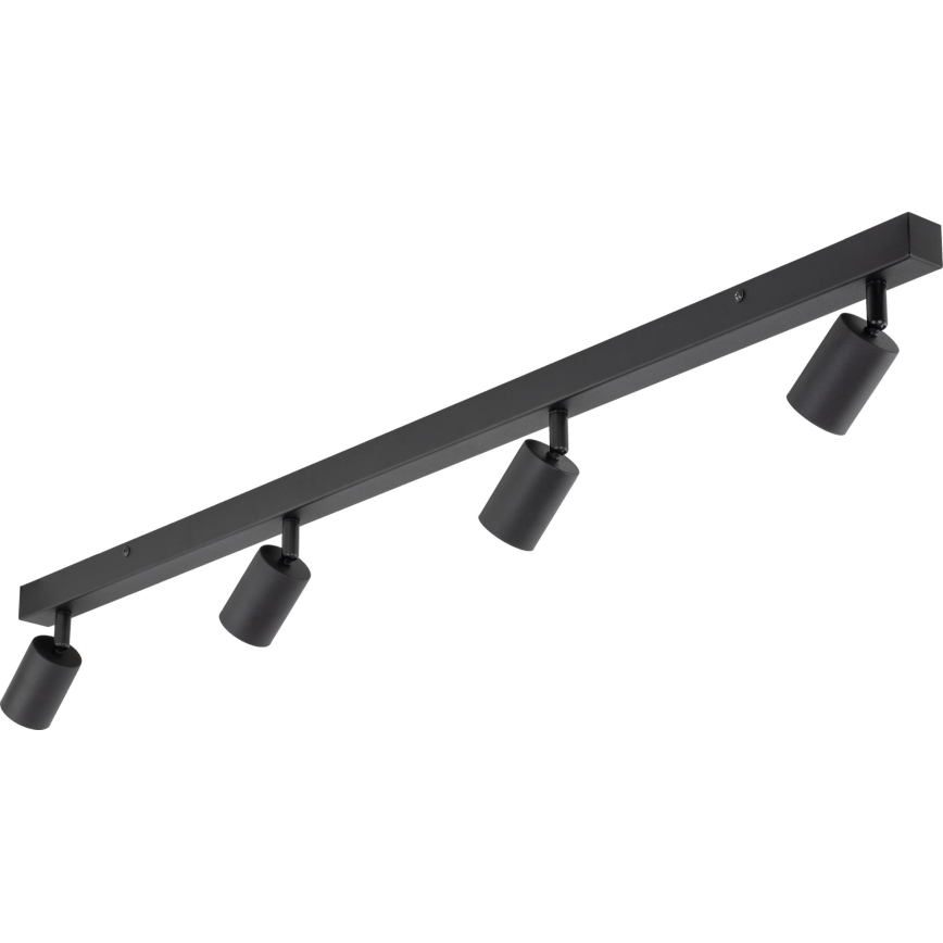 Spotlight NEX 4xGU10/10W/230V svart