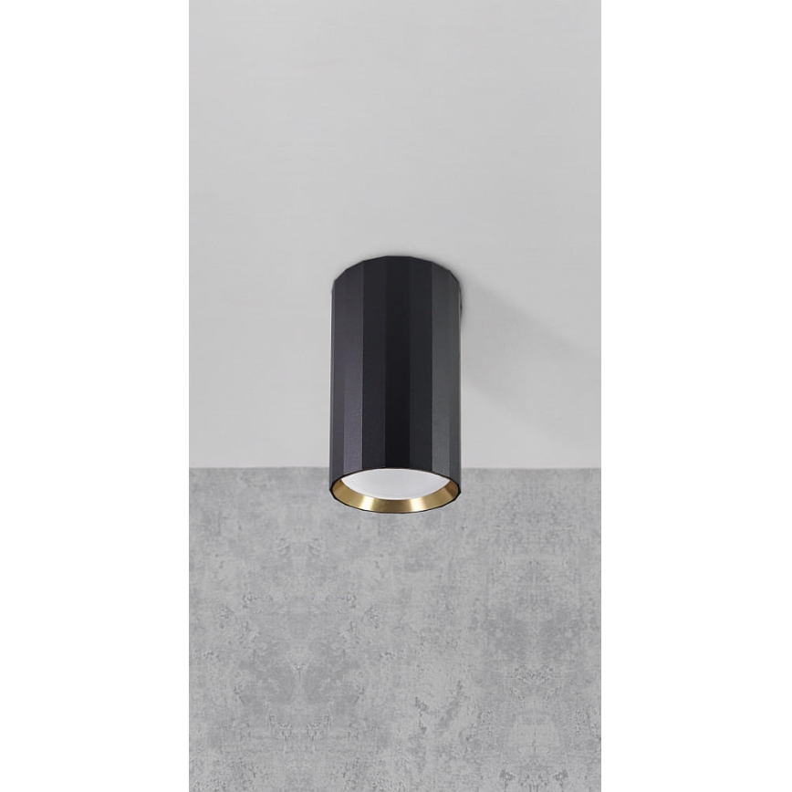 Spotlight NICEA 1xGU10/10W/230V svart