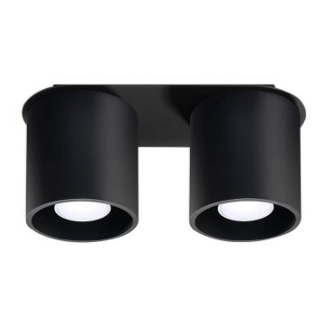 Spotlight ORBIS 2 2xGU10/40W/230V svart