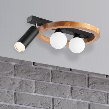 Spotlight OTIS 2xG9/5W/230V + 1xE27/15W/230V ek