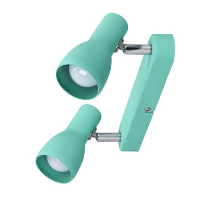 Spotlight PICARDO 2xE14/40W/230V turkos