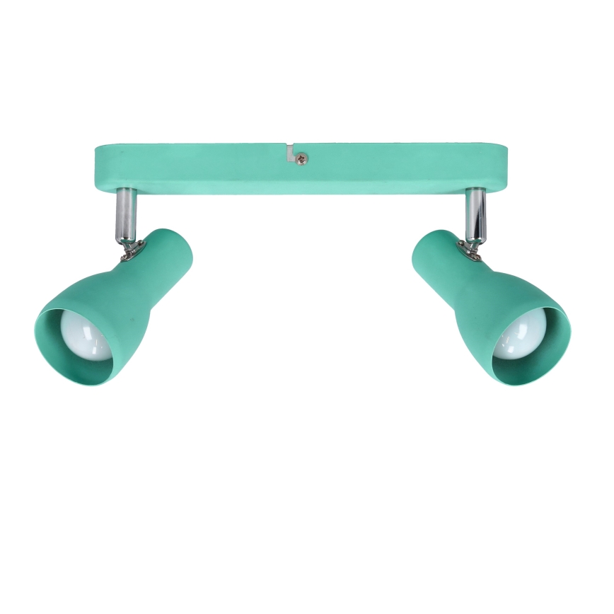 Spotlight PICARDO 2xE14/40W/230V turkos