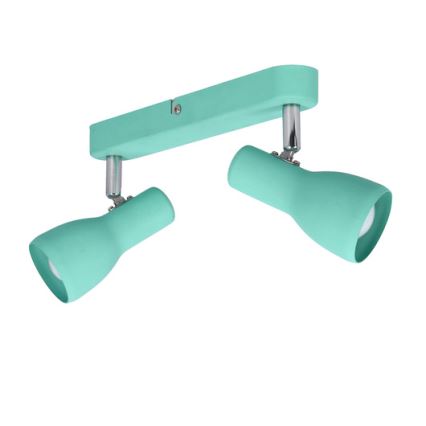 Spotlight PICARDO 2xE14/40W/230V turkos