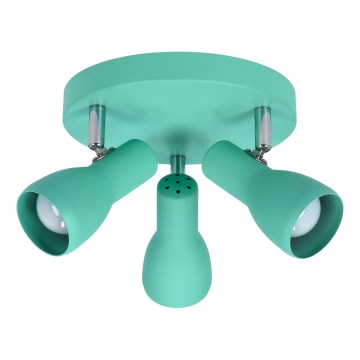 Spotlight PICARDO 3xE14/40W/230V turkos