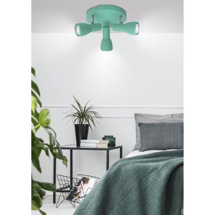 Spotlight PICARDO 3xE14/40W/230V turkos