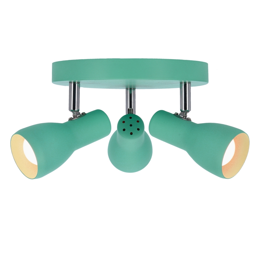 Spotlight PICARDO 3xE14/40W/230V turkos