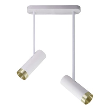 Spotlight PORTO 2xGU10/10W/230V vit