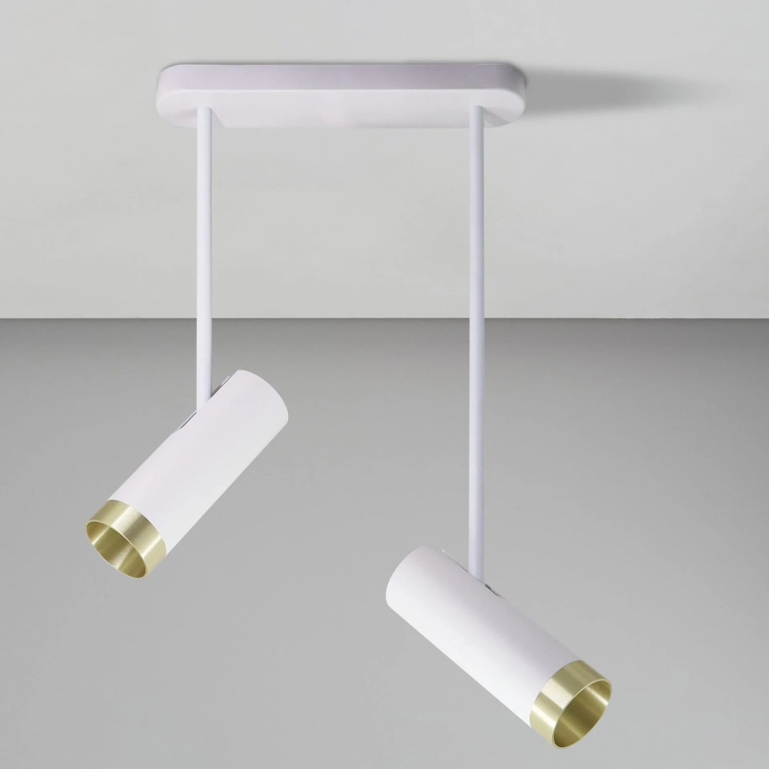 Spotlight PORTO 2xGU10/10W/230V vit