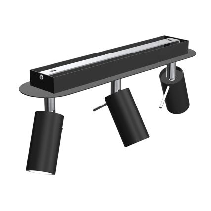 Spotlight  PRESTON 3xGU10/40W/230V svart