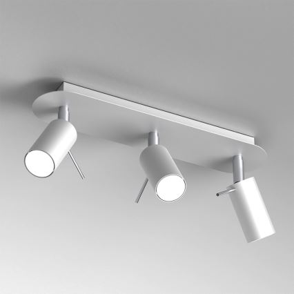 Spotlight  PRESTON 3xGU10/40W/230V vit