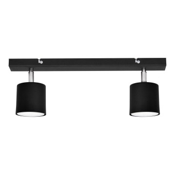 Spotlight PUNTA 2xGX53/10W/230V svart