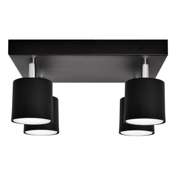 Spotlight PUNTA 4xGX53/10W/230V svart