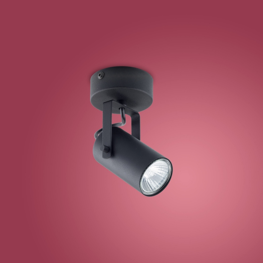 Spotlight  REDO 1xGU10/10W/230V svart 