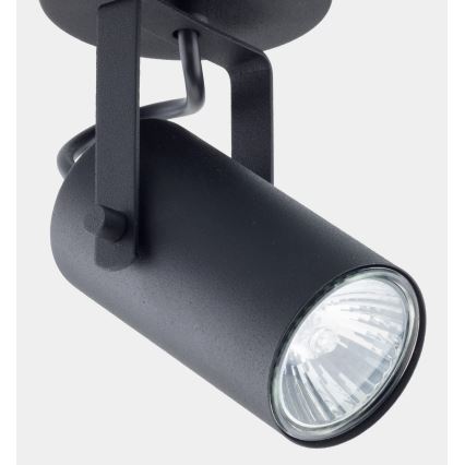 Spotlight  REDO 1xGU10/10W/230V svart 