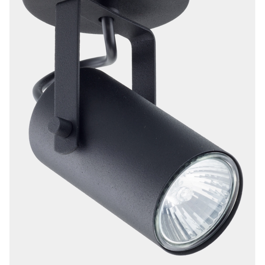 Spotlight  REDO 1xGU10/10W/230V svart 