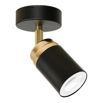 Spotlight RENO 1xGU10/60W/230V svart/guld