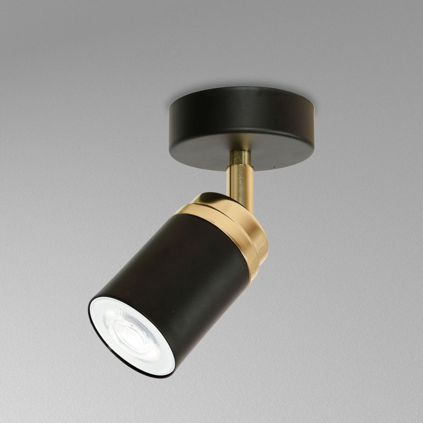 Spotlight RENO 1xGU10/8W/230V svart/guld