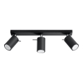 Spotlight RING 3 3xGU10/10W/230V svart