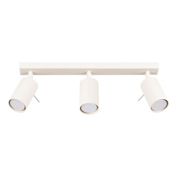 Spotlight RING 3xGU10/10W/230V grädde