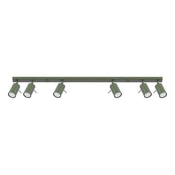 Spotlight RING 6xGU10/10W/230V grön