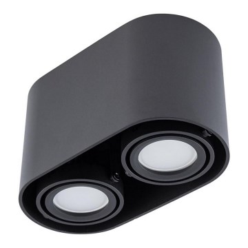 Spotlight SIROK 2xGU10/30W/230V svart