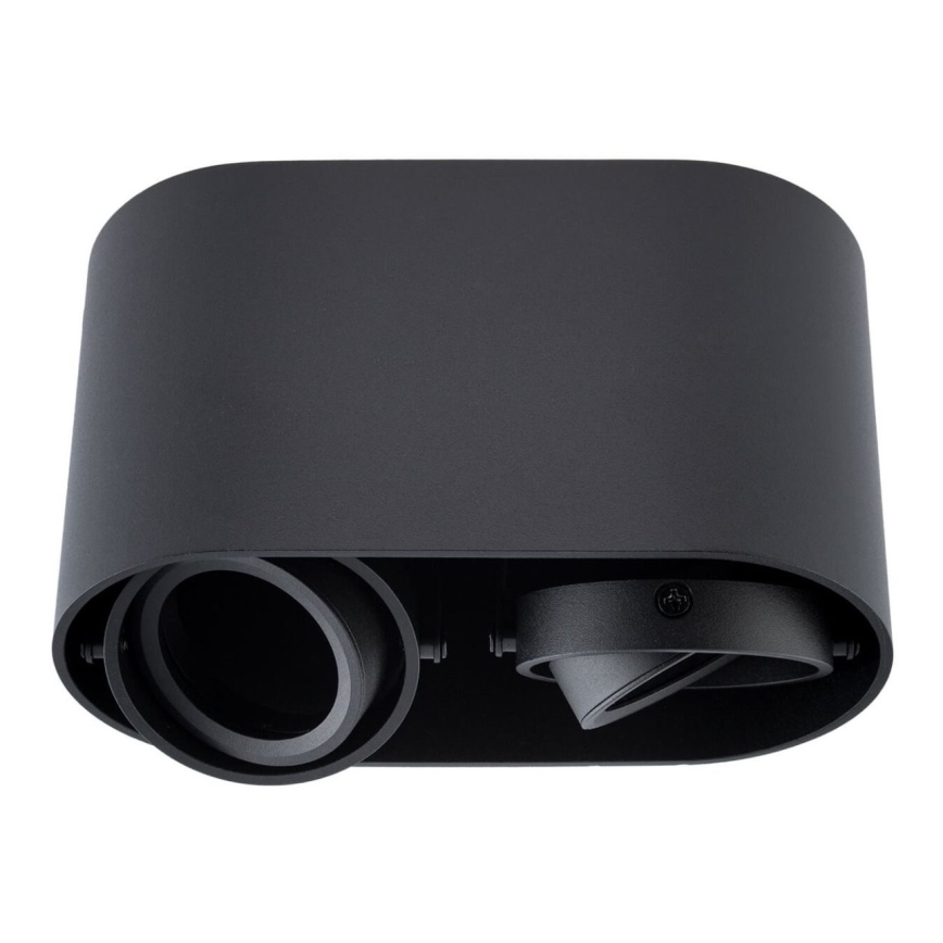 Spotlight SIROK 2xGU10/30W/230V svart