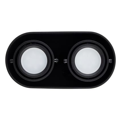 Spotlight SIROK 2xGU10/30W/230V svart