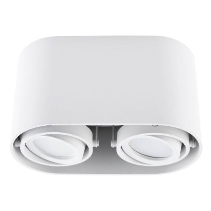 Spotlight SIROK 2xGU10/30W/230V vit