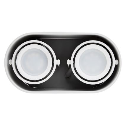 Spotlight SIROK 2xGU10/30W/230V vit