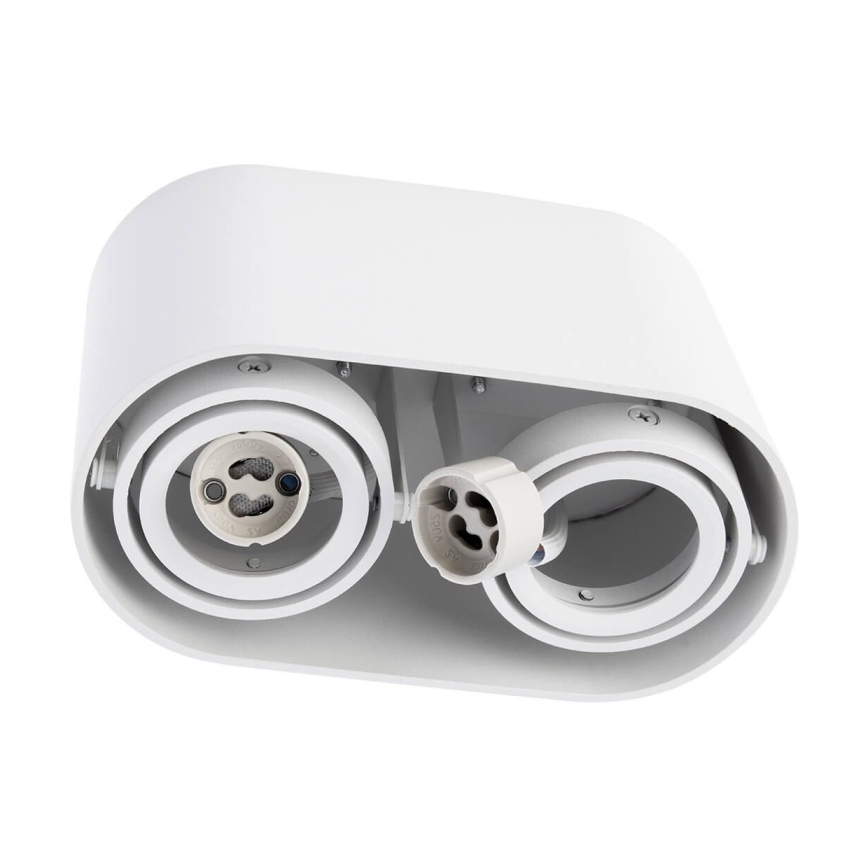 Spotlight SIROK 2xGU10/30W/230V vit