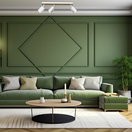 Spotlight TERRA 3xGU10/8W/230V vit/ek