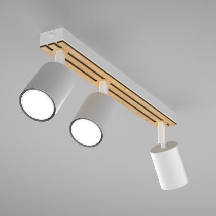 Spotlight TERRA 3xGU10/8W/230V vit/ek