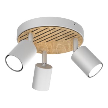 Spotlight TERRA 3xGU10/8W/230V vit/ek