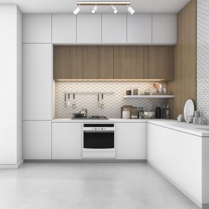 Spotlight TERRA 4xGU10/8W/230V vit/ek