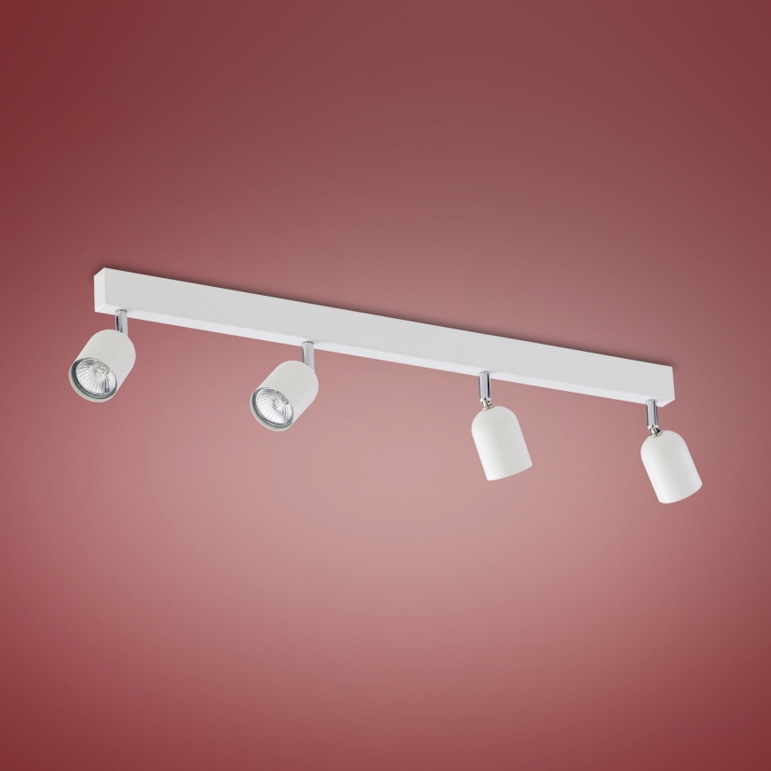 Spotlight  TOP 4xGU10/10W/230V vit 