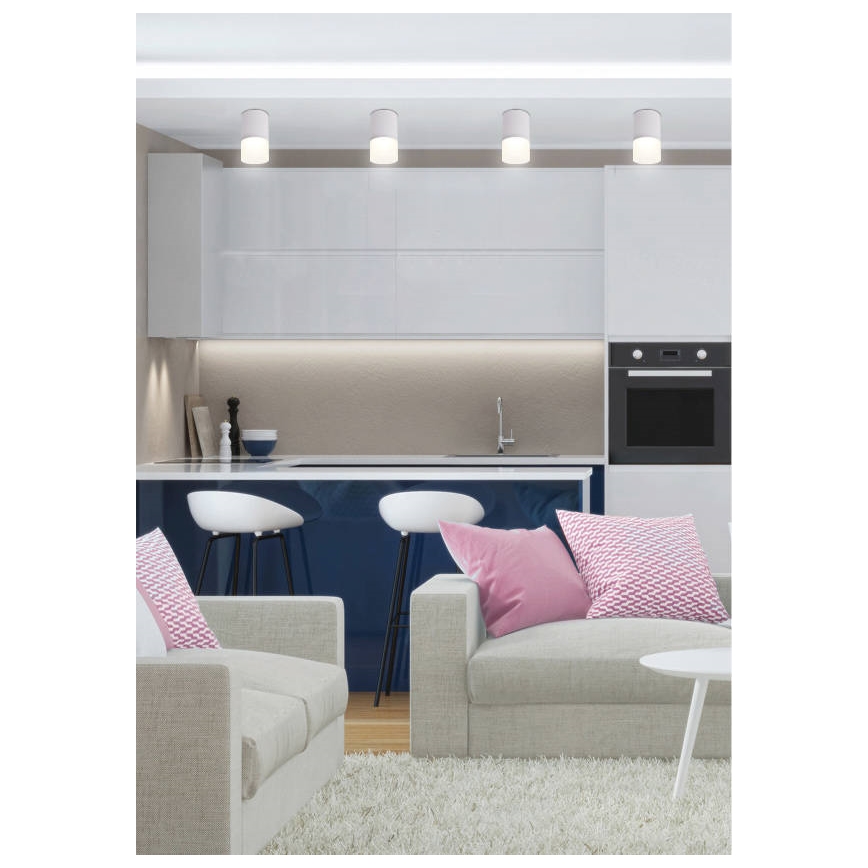 Spotlight  TUBA 1xGU10/15W/230V grå/vit 