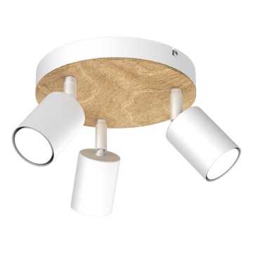 Spotlight TULON 3xGU10/8W/230V vit/ek