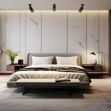 Spotlight VERTICAL 1xGU10/8W/230V svart