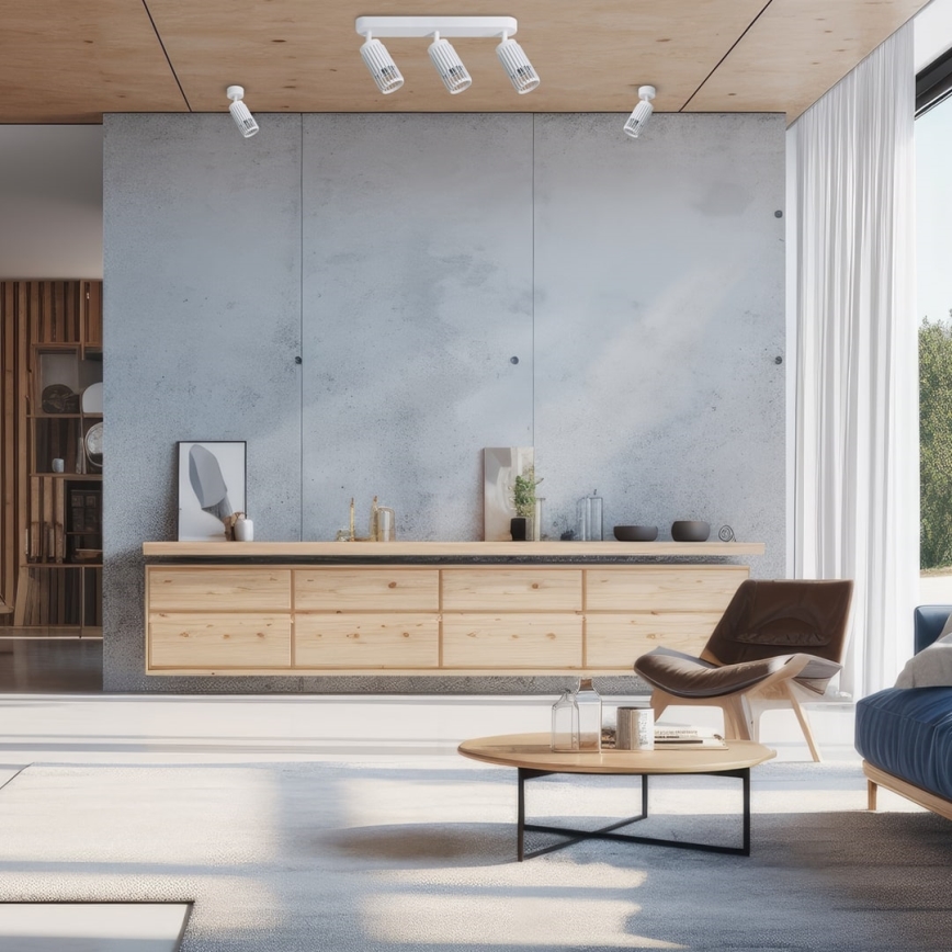 Spotlight VERTICAL 1xGU10/8W/230V vit