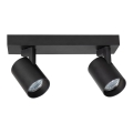 Spotlight VOLF 2xGU10/10W/230V svart