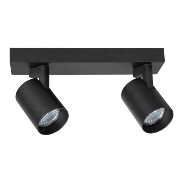 Spotlight VOLF 2xGU10/10W/230V svart