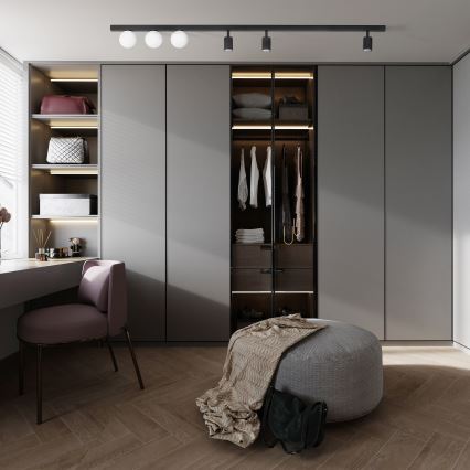 Spotlight VOX 3xG9/8W/230V + 3xGU10/10W svart