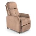Ställbar fåtölj FELIPE, beige