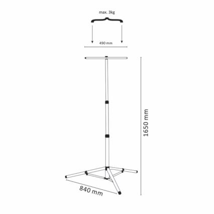 Stand on Spotlight 165 cm